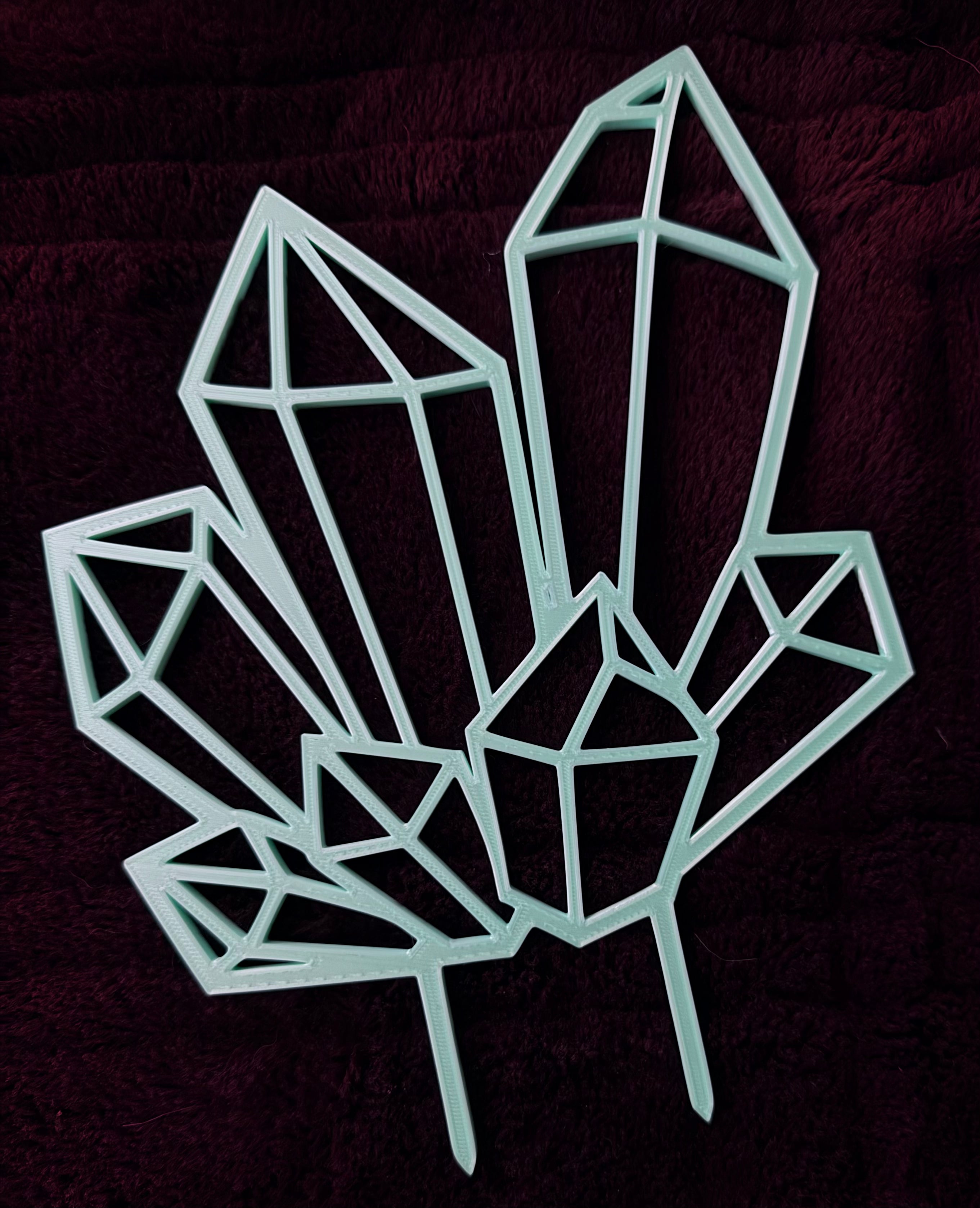 Crystal Cluster Plant trellis