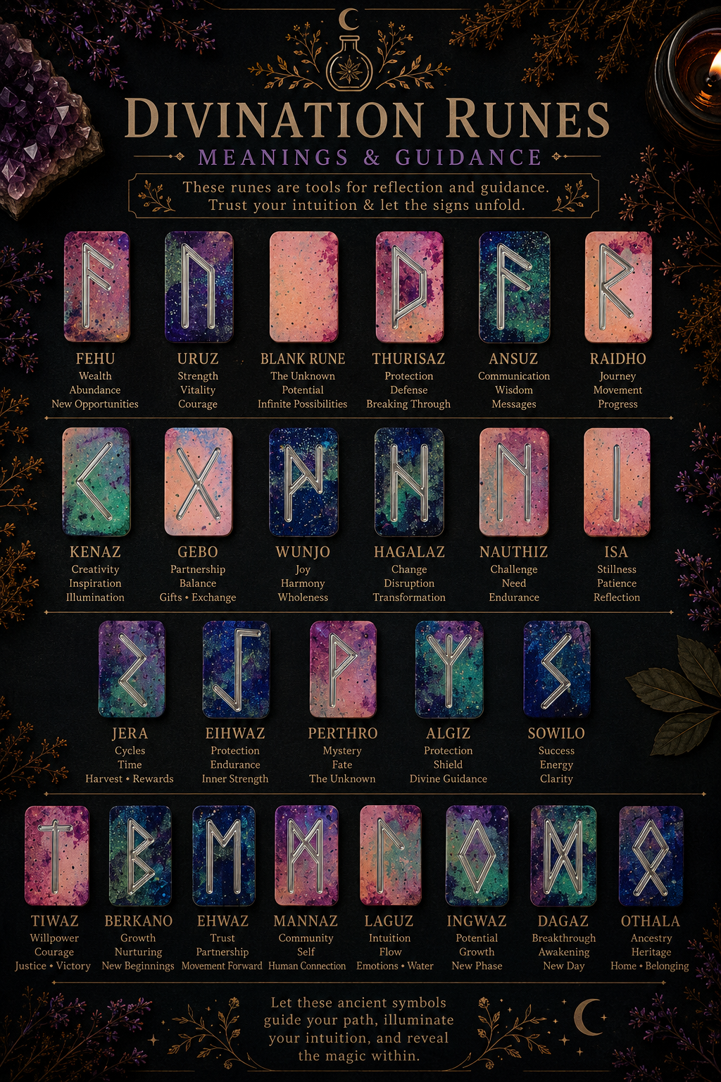 Nebula Collection Divination Runes